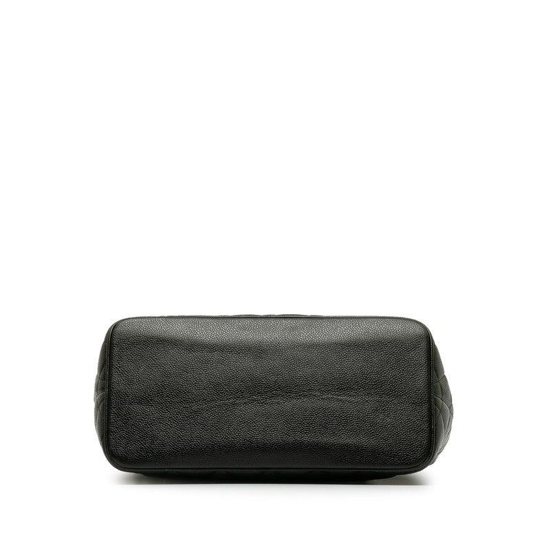 Chanel Cocomark Tooth Bag Handbag Black Caviar Chanel