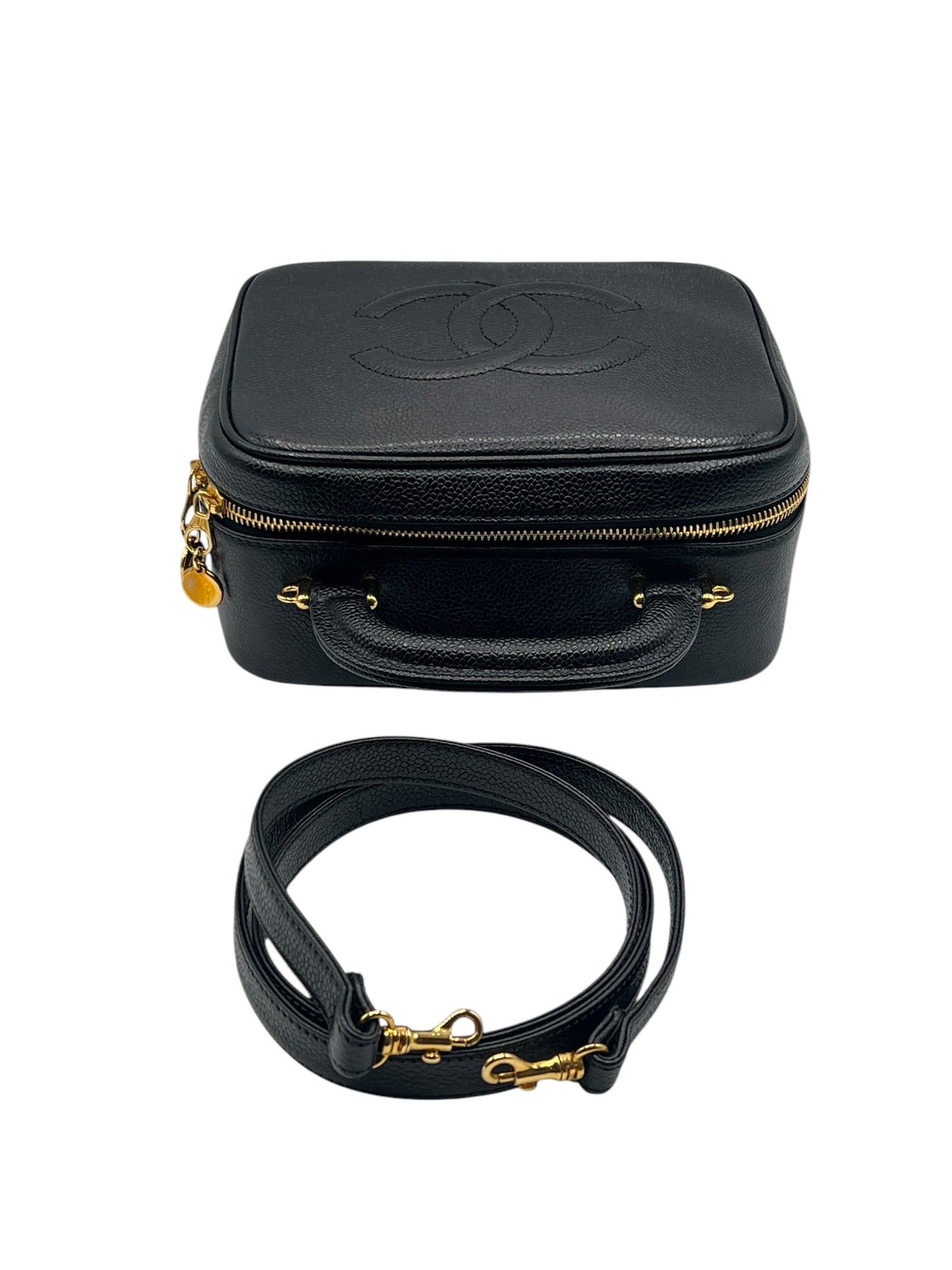 Chanel - vanity cuir vintage