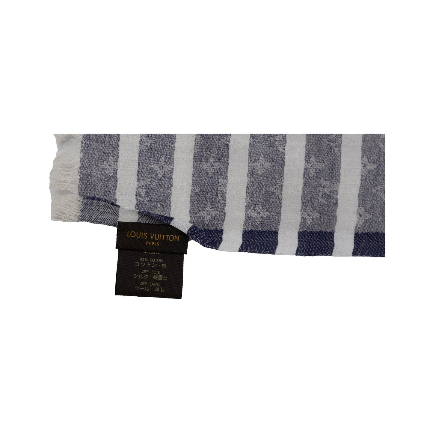 LOUIS VUITTON Louis Vuitton Monogram Stripe Scarf