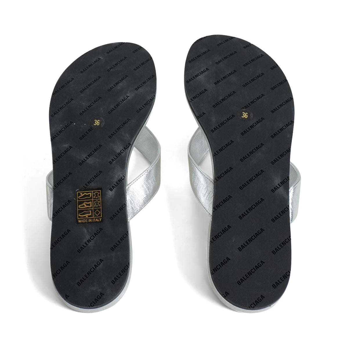 Balenciaga Logo Flip-Flops - Women's 36