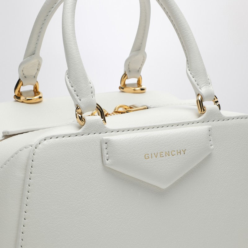 Givenchy Antigona Cube Mini Bag Ivory Women