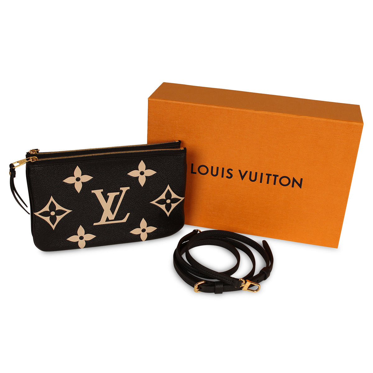 Pochette Double Zip on Strap