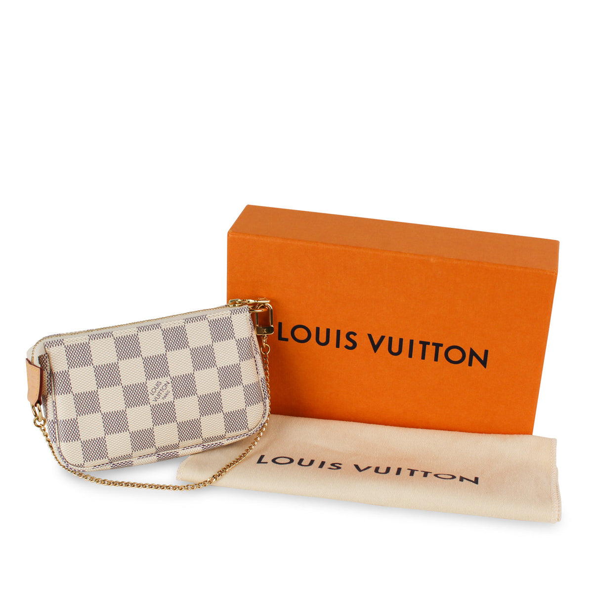 Mini Pochette Accessoires - Damier Azur