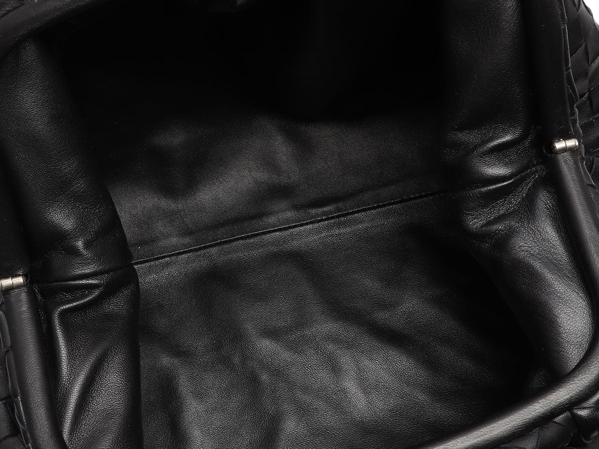 Bottega Veneta’s Maxi Black Intrecciato Nappa The Pouch