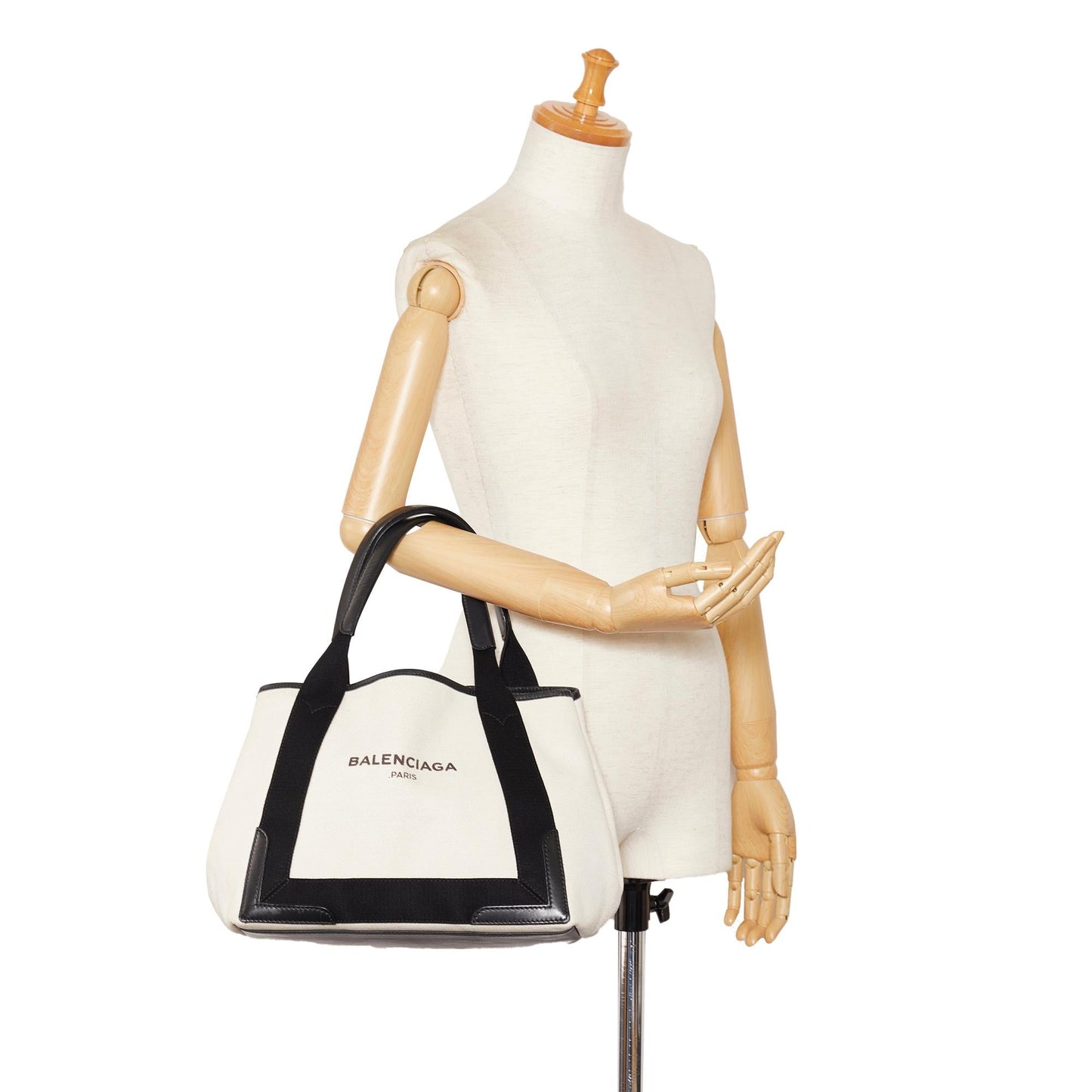 Luxury Balenciaga Navy Cabas S Tote (SHG-ANy2gq)
