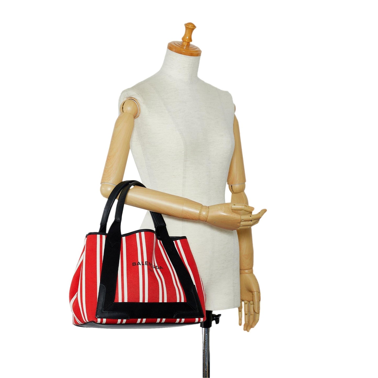 Luxury Balenciaga Navy Cabas S Tote (SHG-BValiQ)