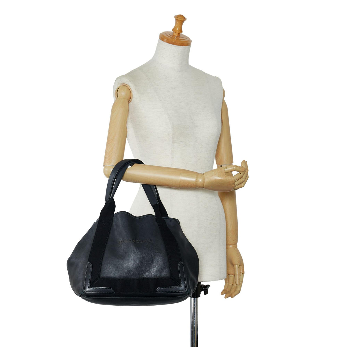 Luxury Balenciaga Navy Cabas S (SHG-jyL3J2)
