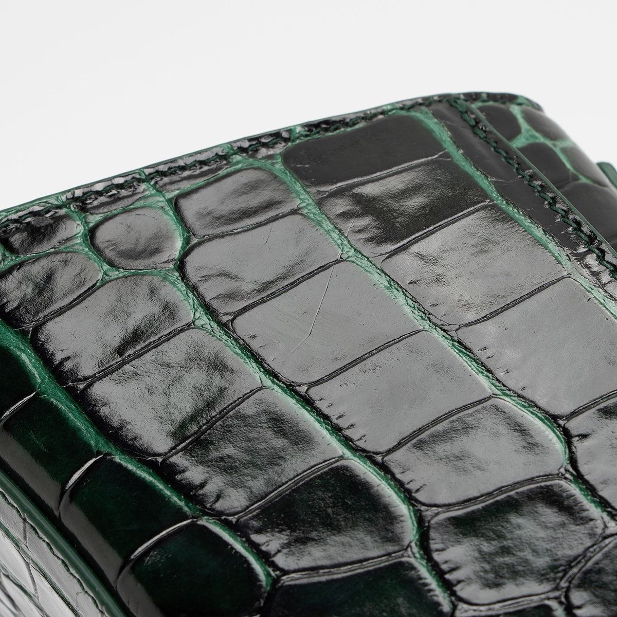 Luxury Balenciaga Shiny Croc Embossed Calfskin Hourglass XS Satchel (SHF-7TCss3)