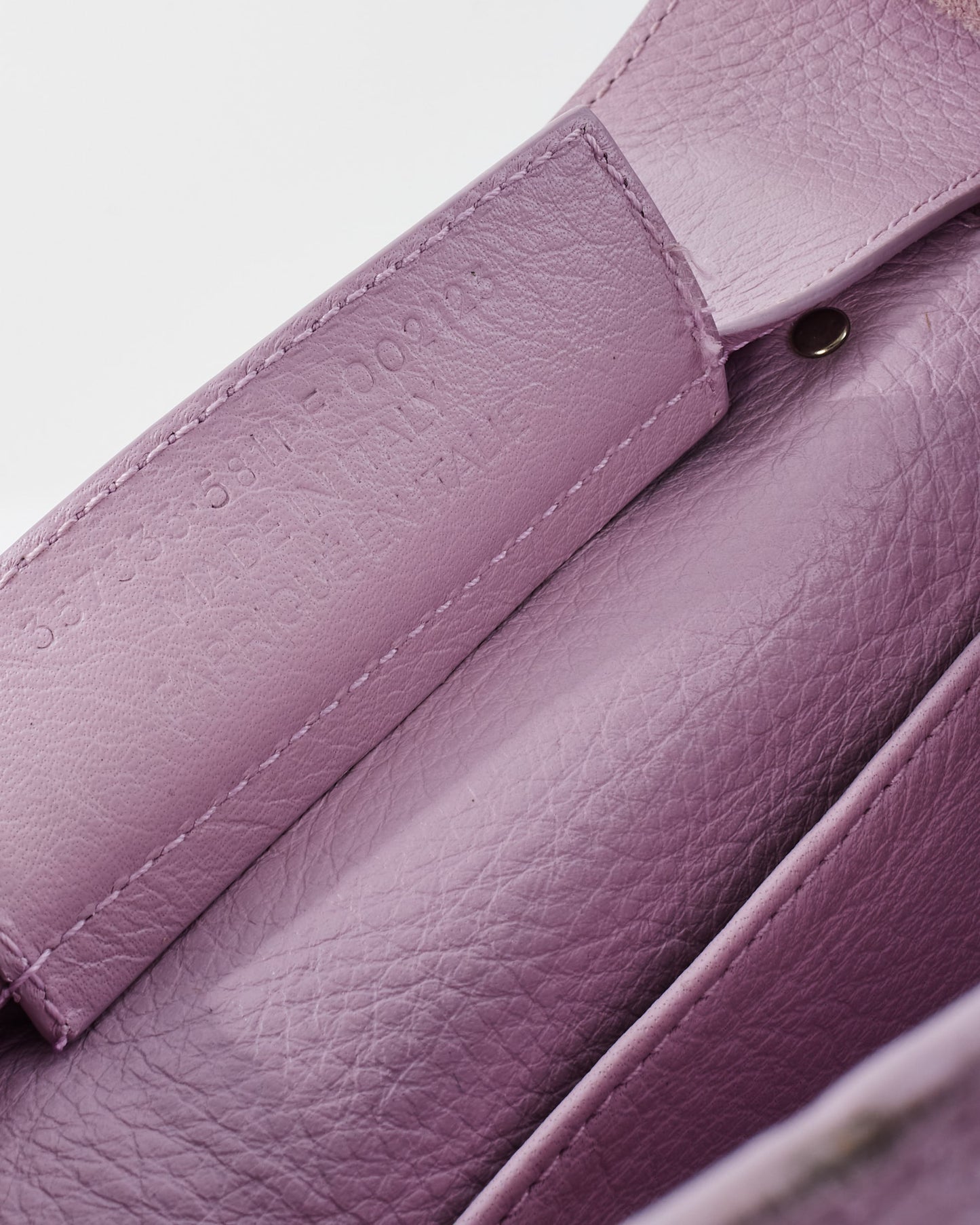 Balenciaga Lilac Leather Papier A4 Mini Tote