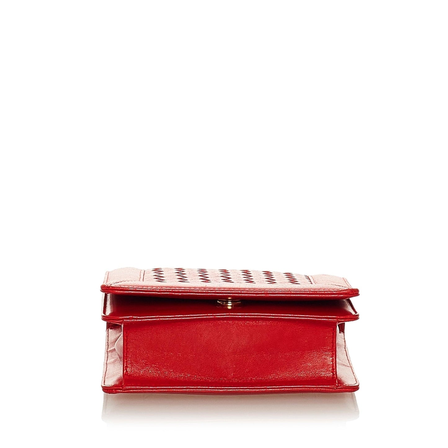 Luxury Bottega Veneta Intrecciato Leather Chain Crossbody Bag (SHG-27402)