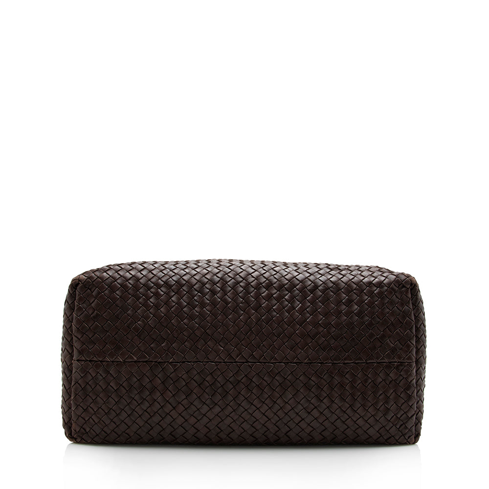 Luxury Bottega Veneta Intrecciato Nappa Cabat Tote (SHF-15605)