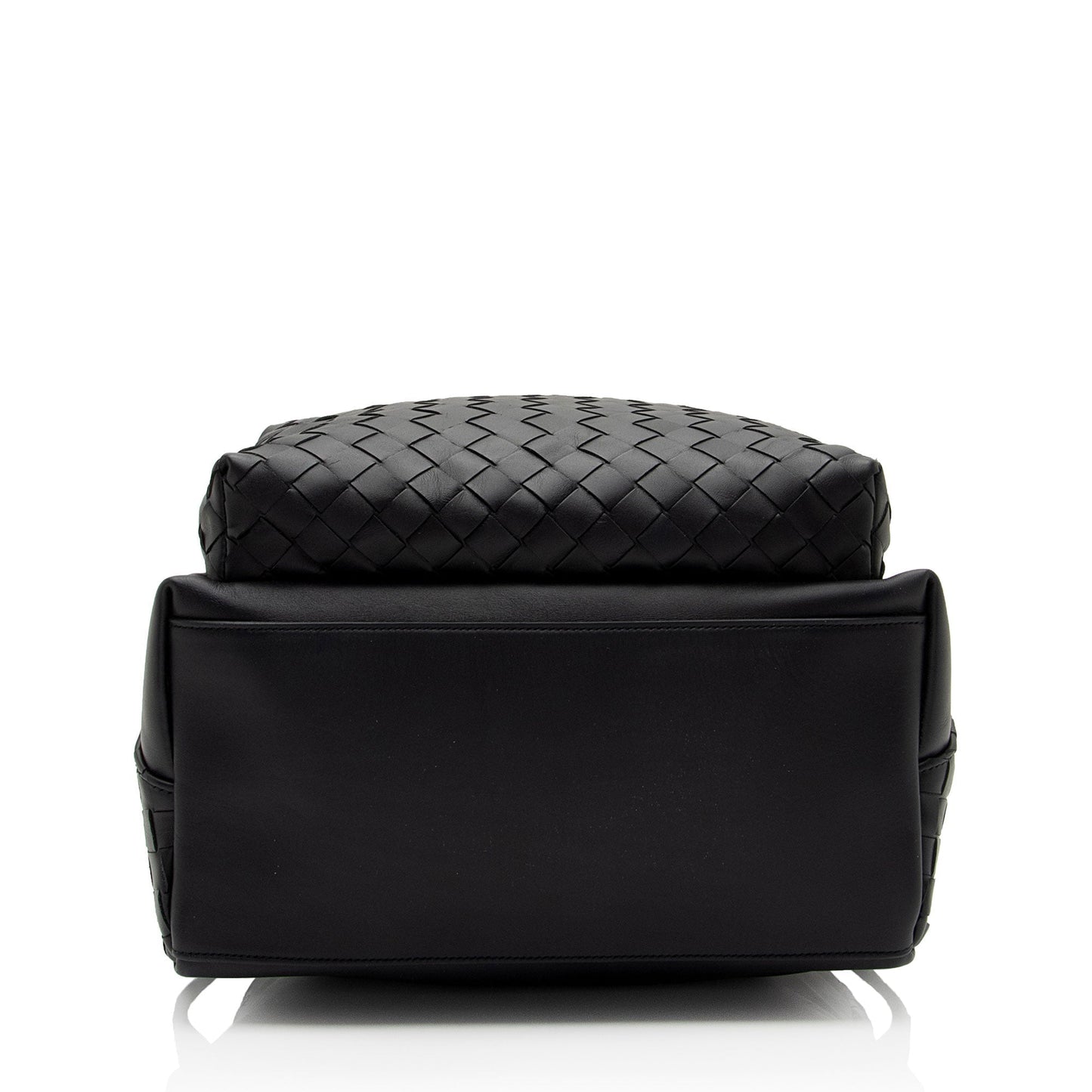 Luxury Bottega Veneta Intrecciato Nappa Front Pocket Medium Backpack (SHF-RpBOnW)