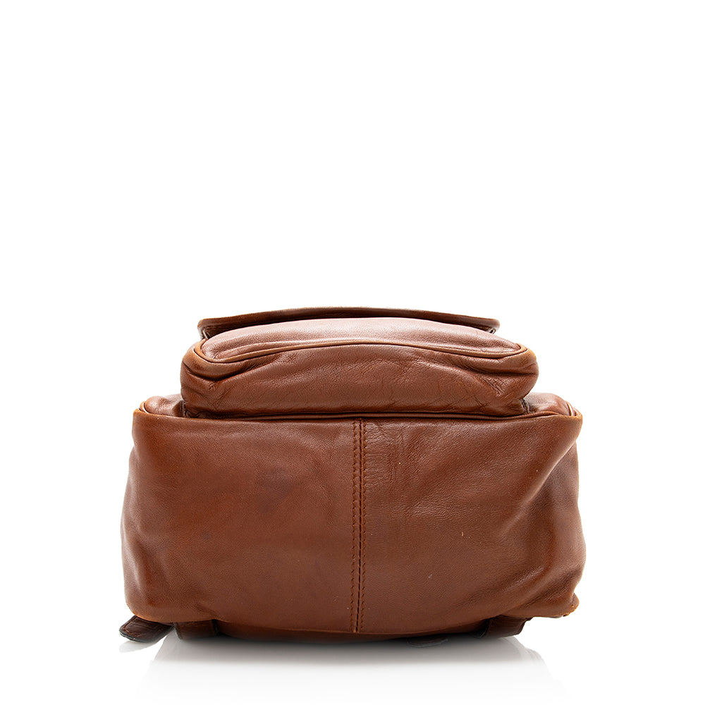 Luxury Bottega Veneta Vintage Intrecciato Nappa Backpack (SHF-18566)