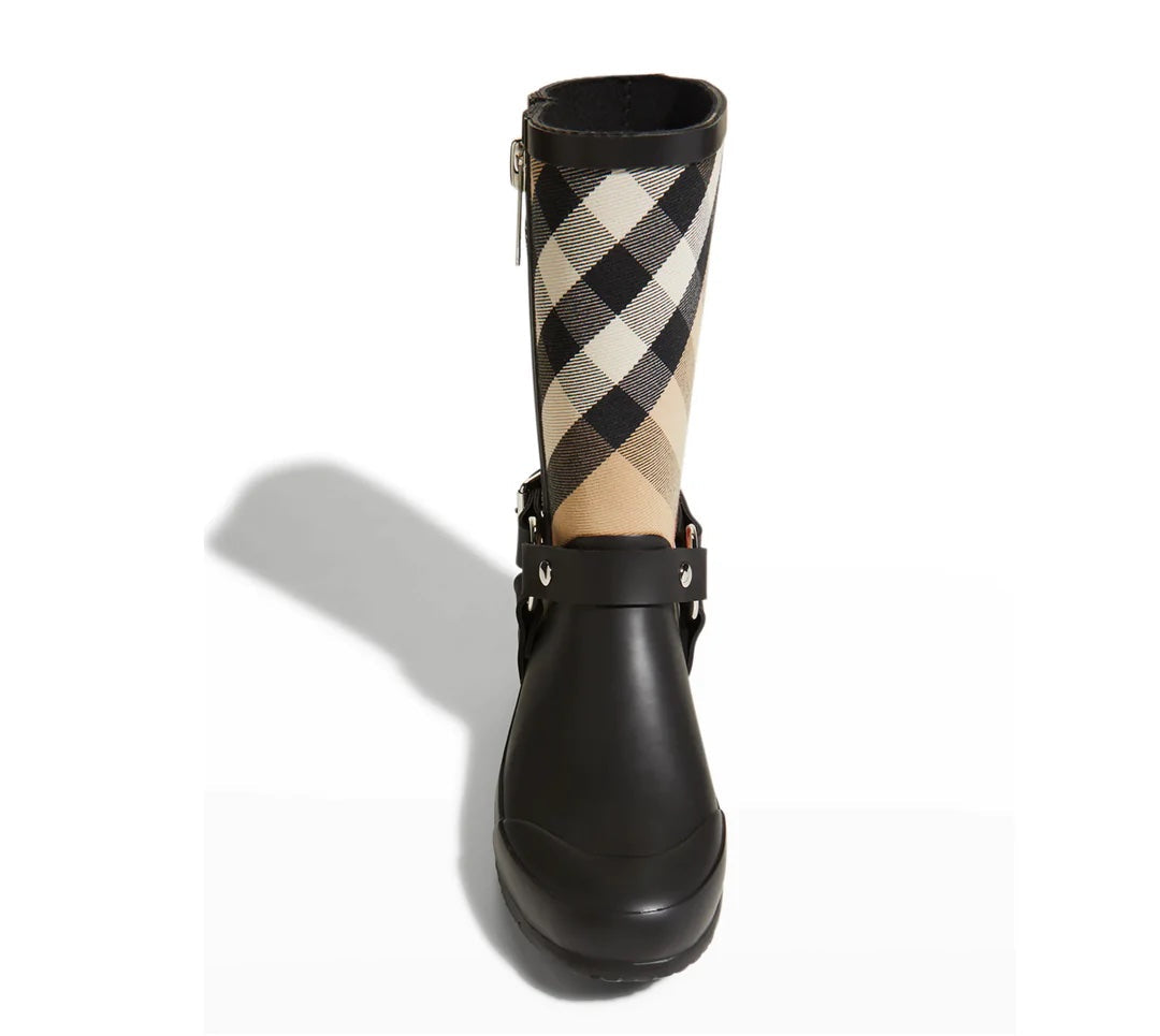 BURBERRY ZANE HOUSE CHECK RAIN BOOTS