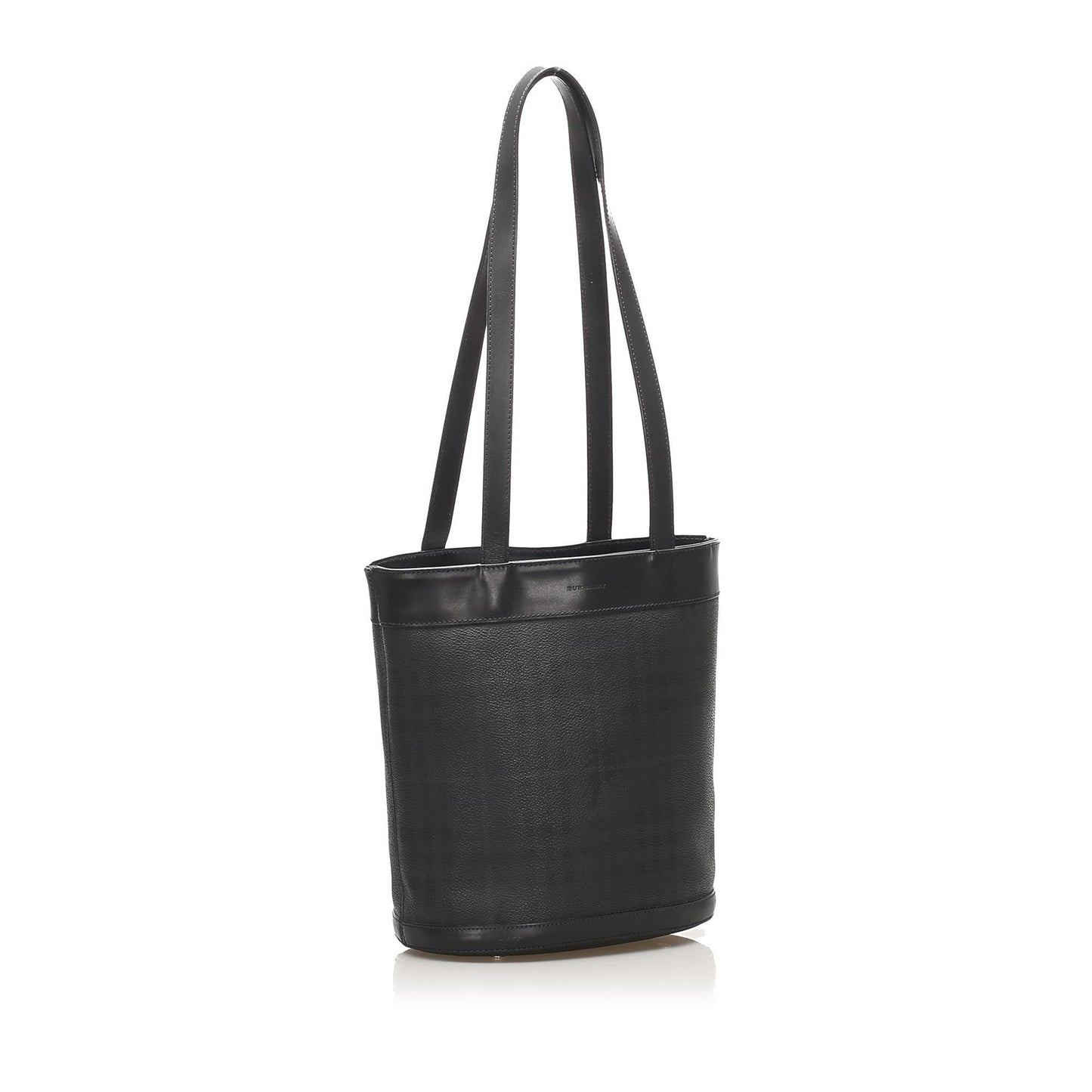 Burberry Smoke Check Coated Canvas Shoulder Bag (SHG-13166)