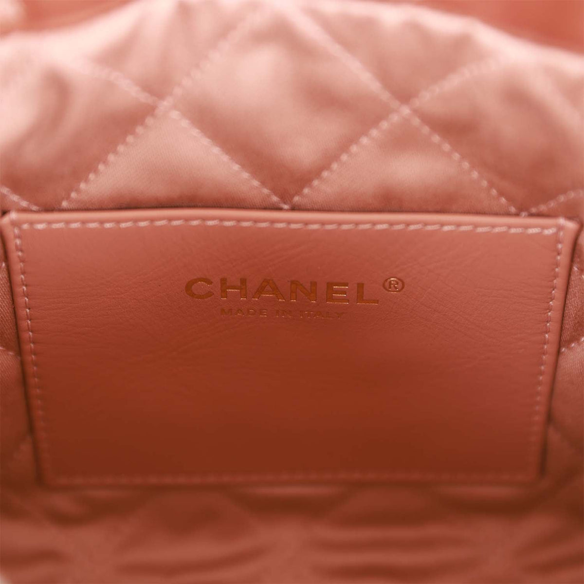 Chanel Mini Bag Rose Gold Iridescent Calfskin Rose Gold Hardware