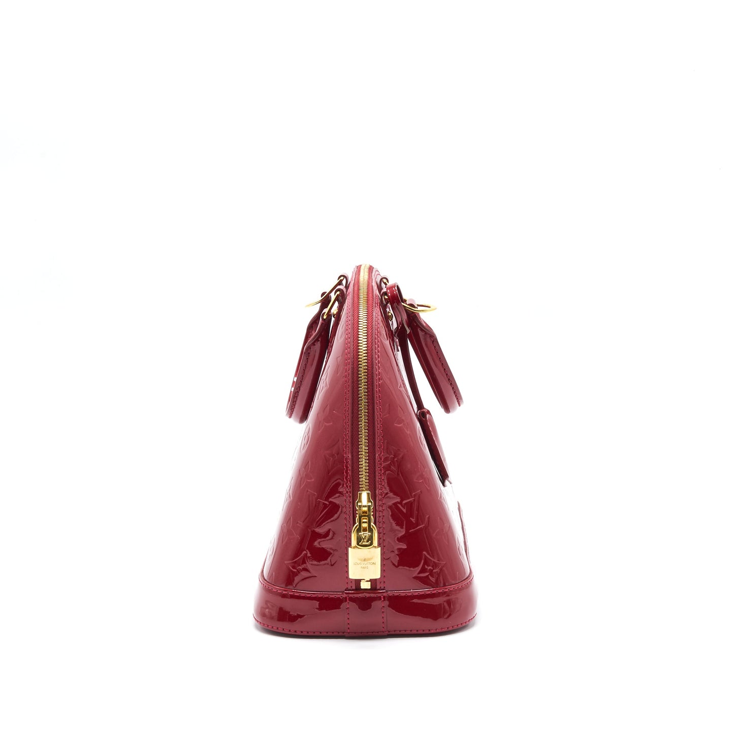 Louis Vuitton Alma PM Patent Leather Red GHW