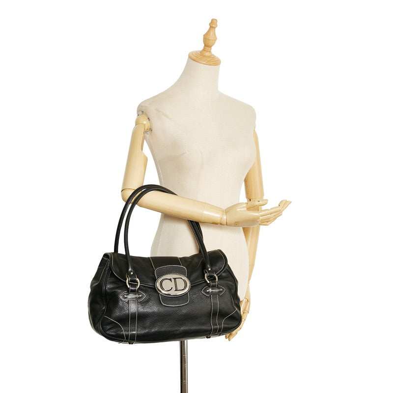 CD Flap Leather Handbag 02-BO-0046