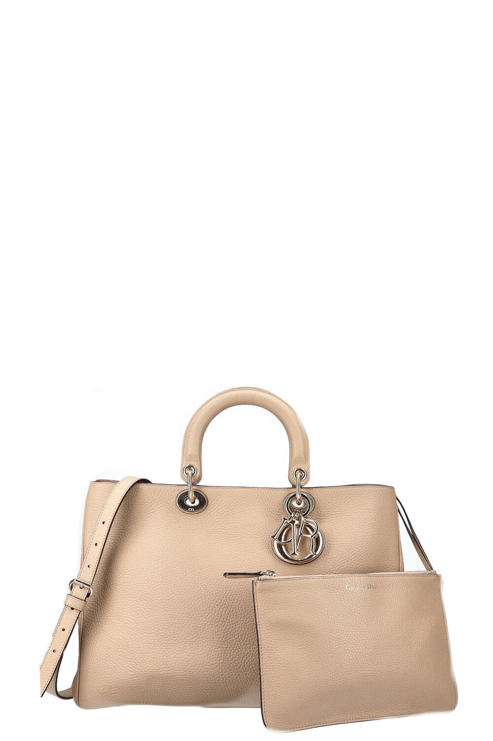 CHRISTIAN DIOR Diorissimo Tote Bag Beige
