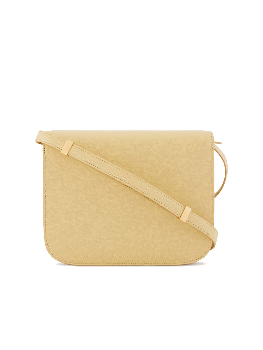 Medium Classic Bag In Calfskin Liégé in Sand