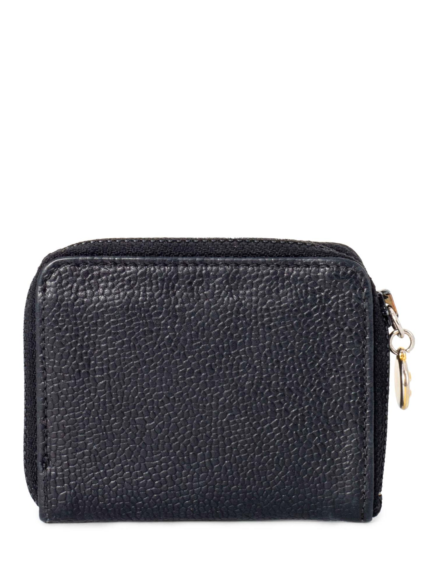 Chanel CC Logo Caviar Zippered Card Wallet Black