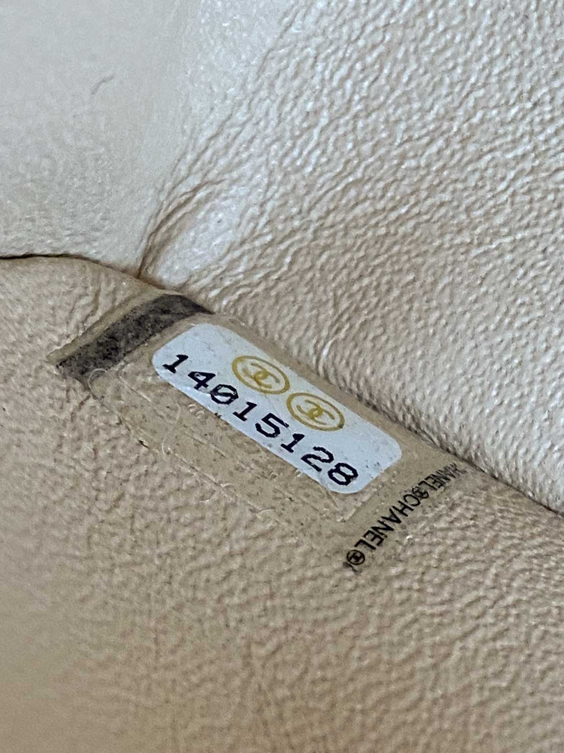 Chanel Caviar Quilted Medium Double Flap Bag Beige