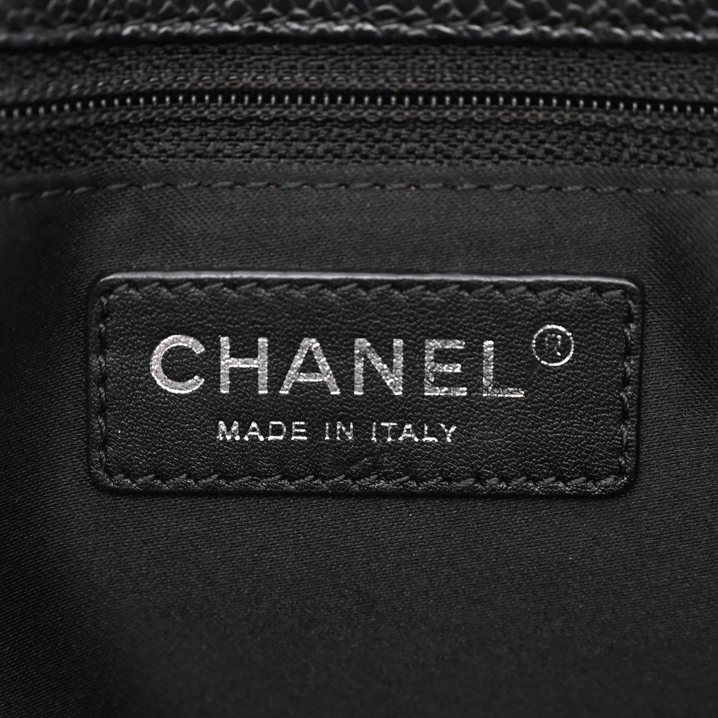 CHANEL QUILTED CAVIAR GRAND SHOPPING TOTE BAG GST