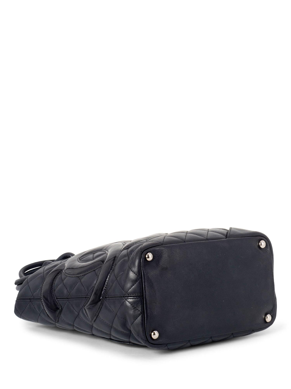 Chanel Quilted Leather Cambon Bucket Bag Black