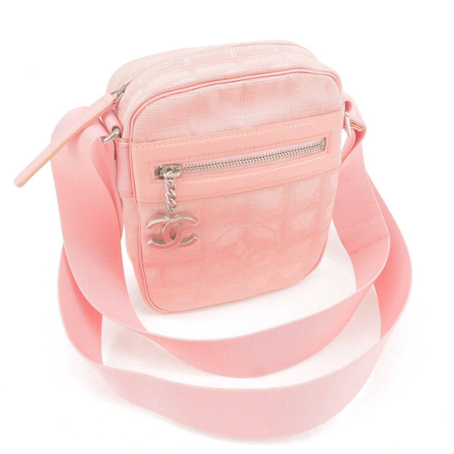 CHANEL TRAVEL LINE NYLON MINI CROSSBODY BAG