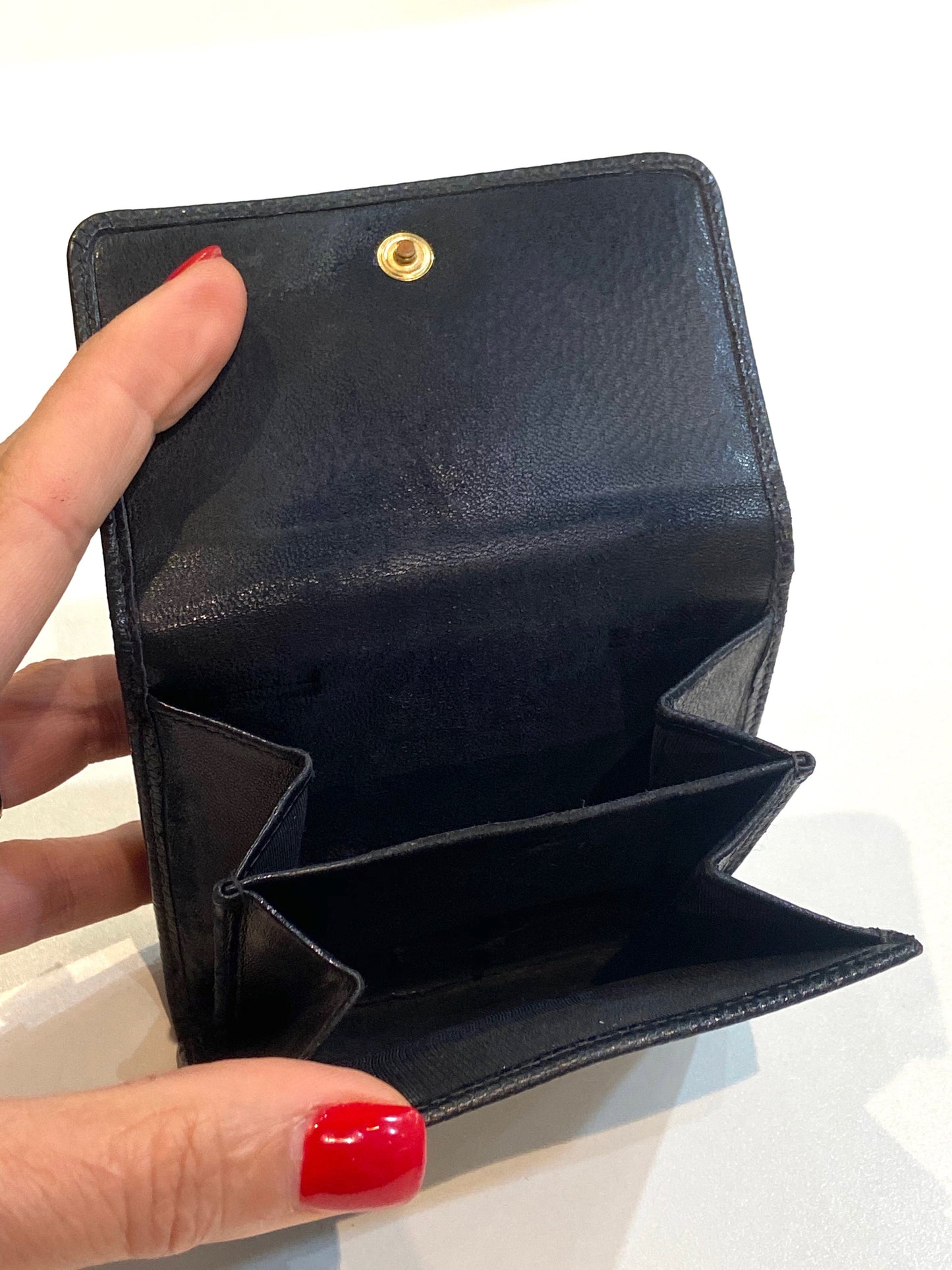 CHANEL CAVIAR LEATHER TIMELESS CC FLAP WALLET