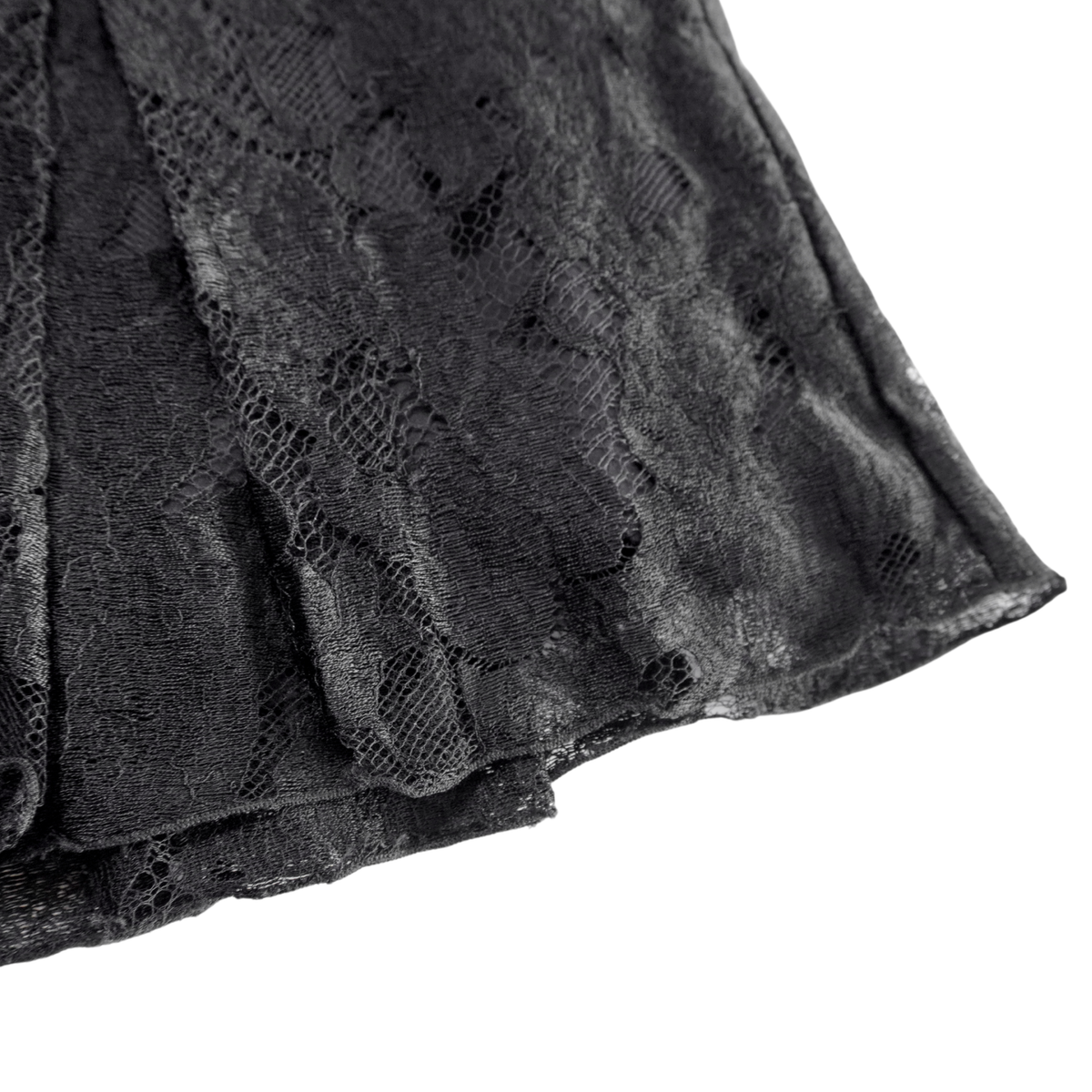 Chanel Lace Pleated Mini Skirt - Women's 38