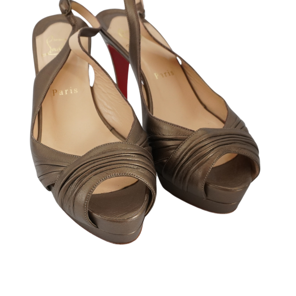 Christian Louboutin 'Ecoplus 100' Heels - Women's 36.5