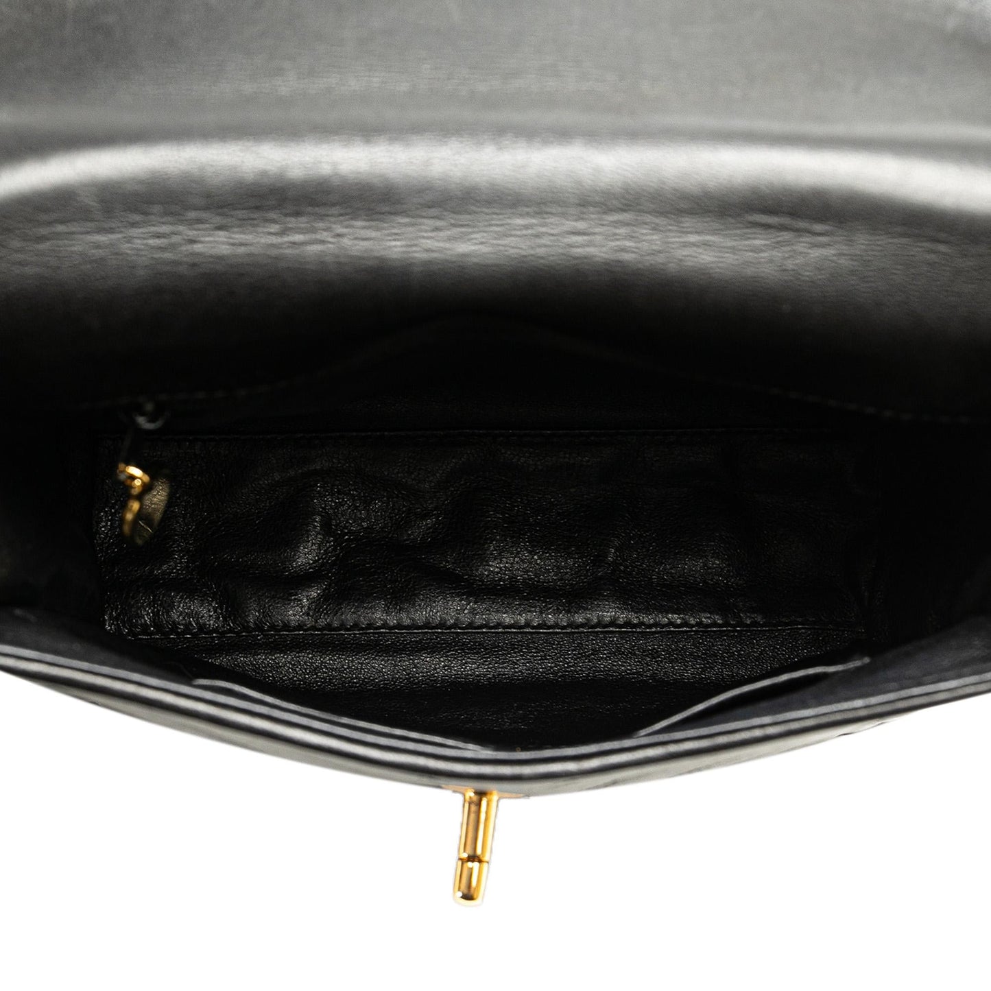 Chanel CC Chevron Lambskin Flap