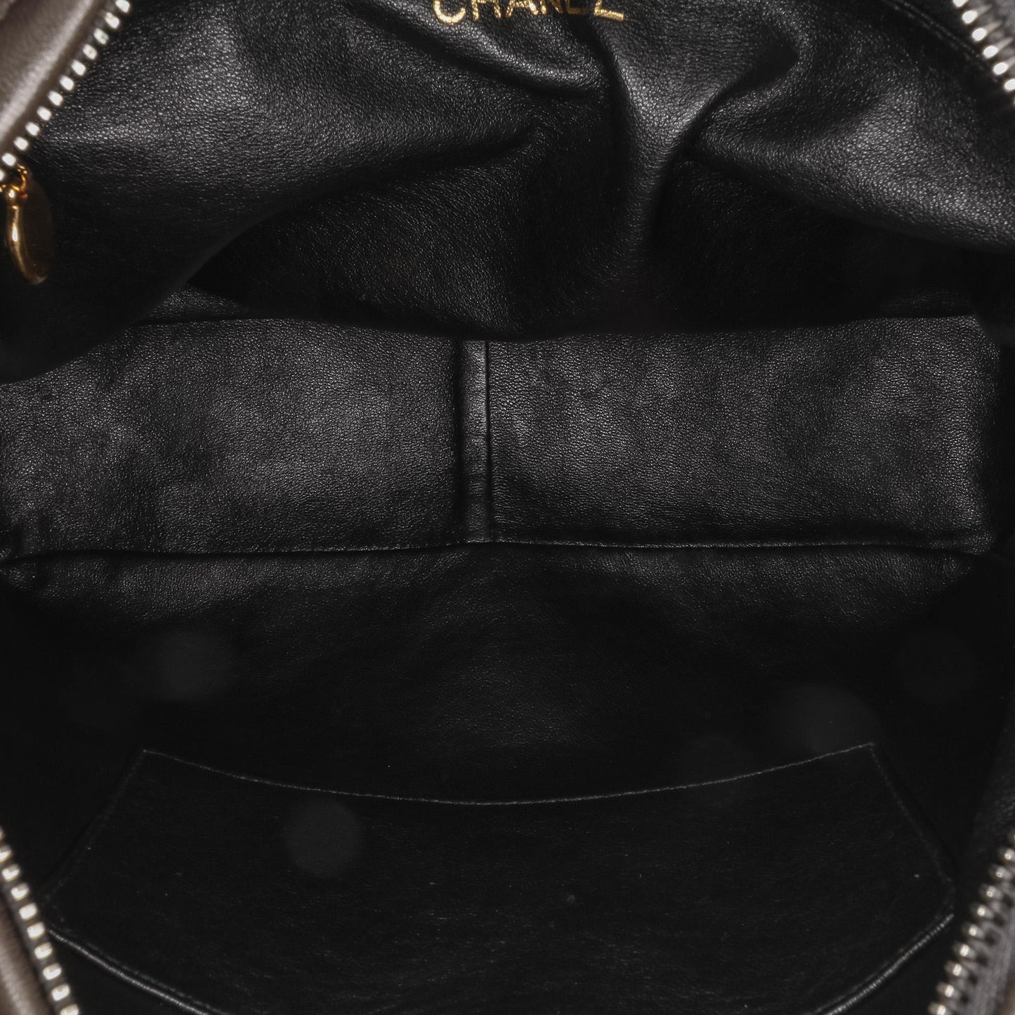 Chanel CC Chevron Lambskin Tassel Crossbody