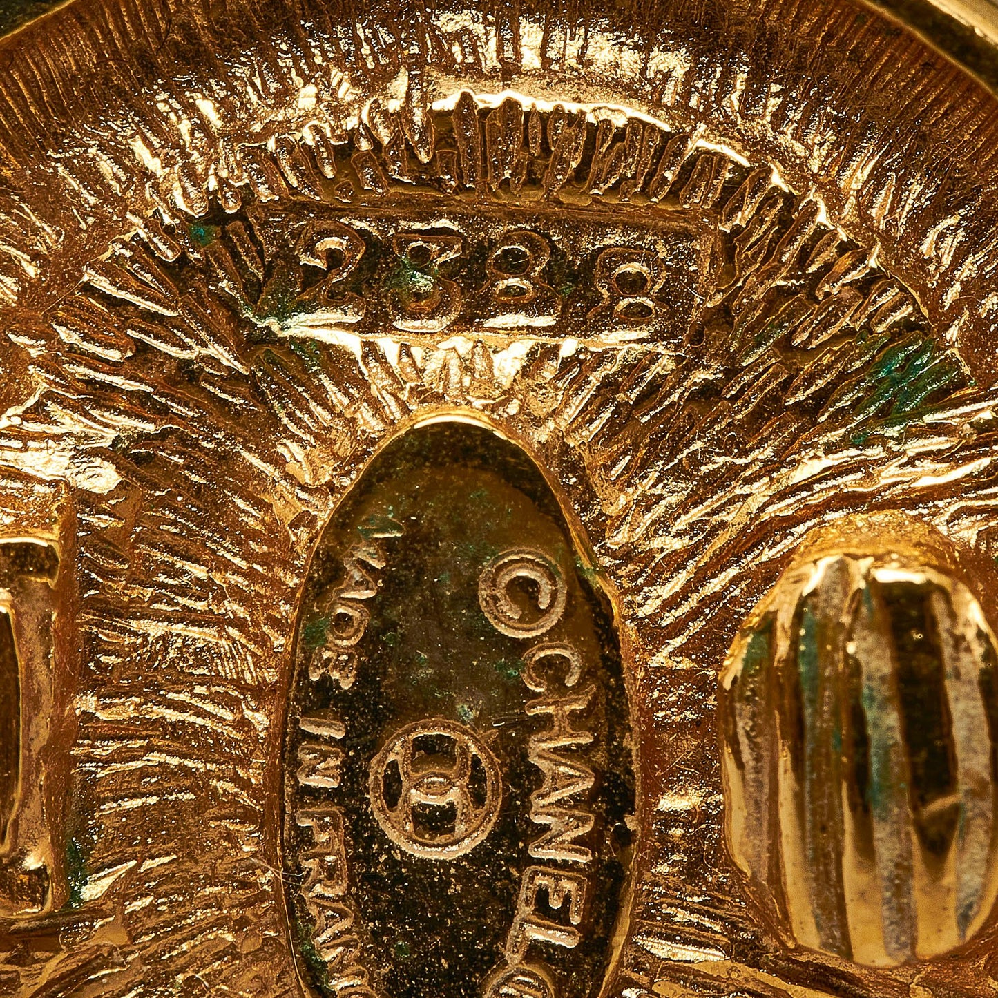 Chanel CC Clip On Earrings