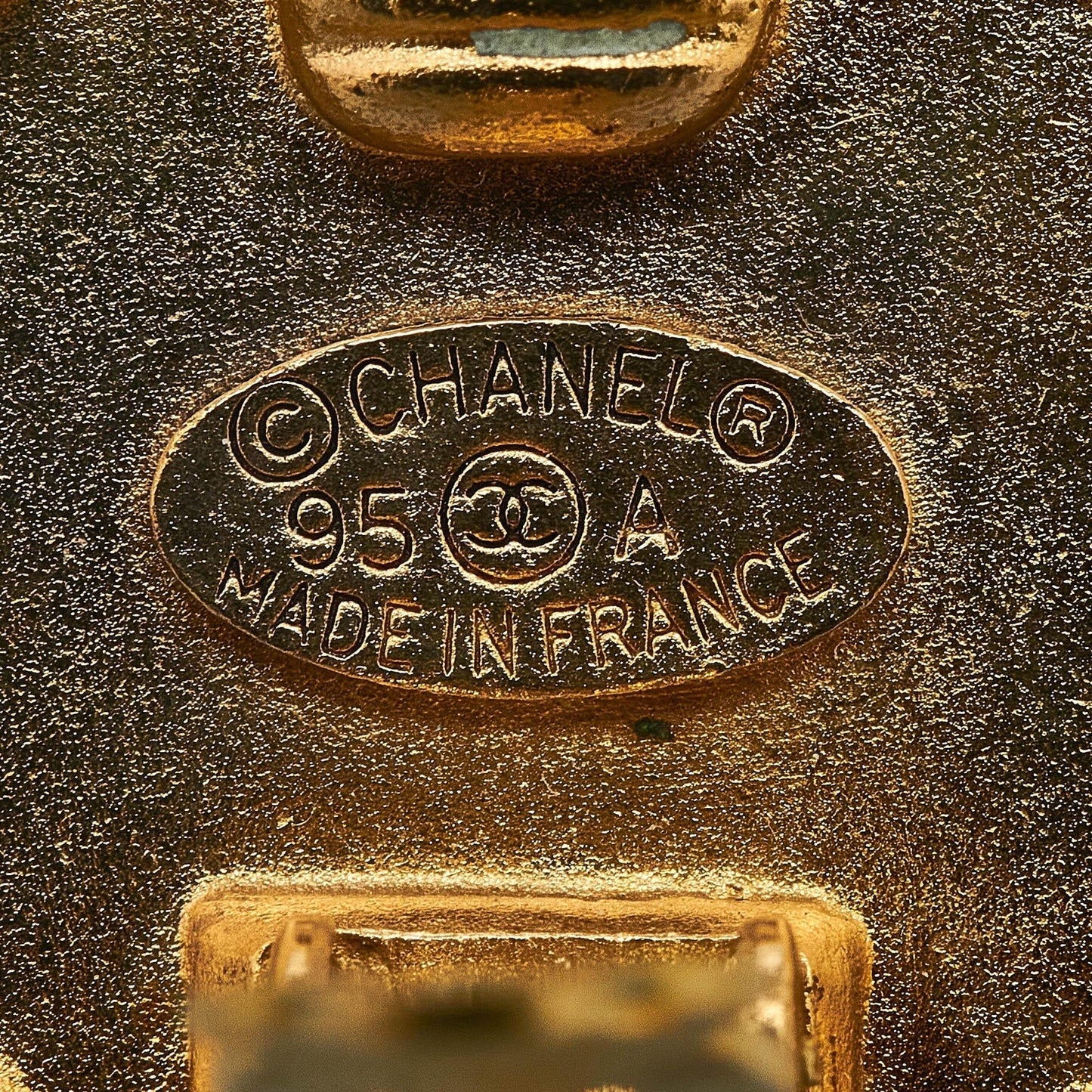 Chanel CC Clip On Earrings