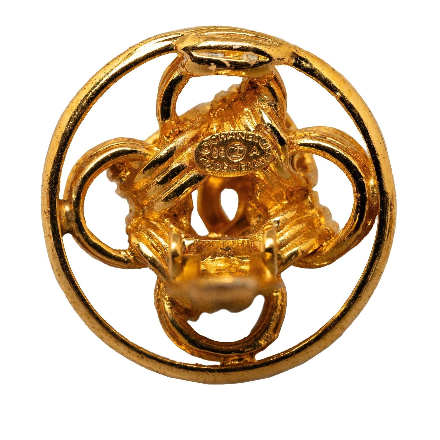 Chanel CC Clip On Earrings (SHG-Y9qhxd)