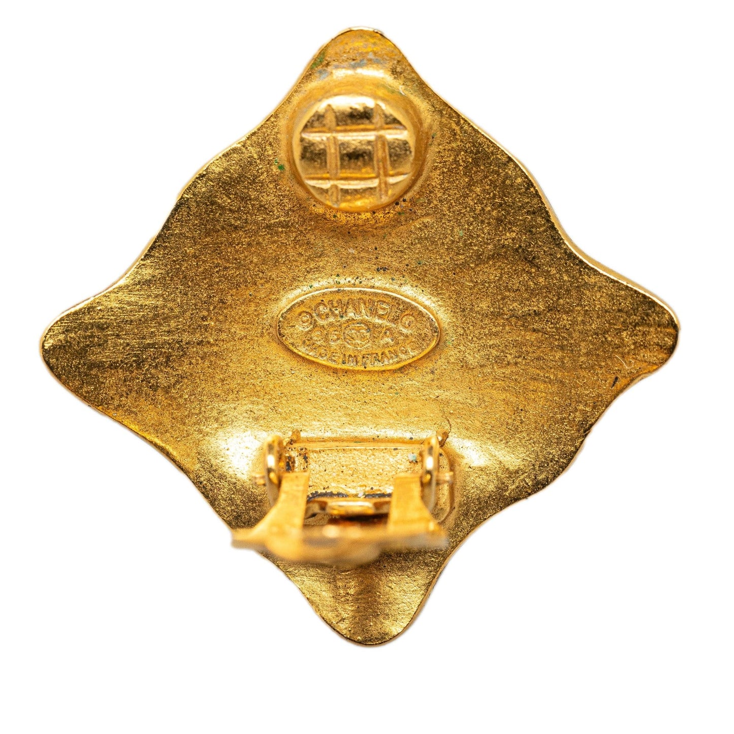 Chanel CC Clip On Earrings