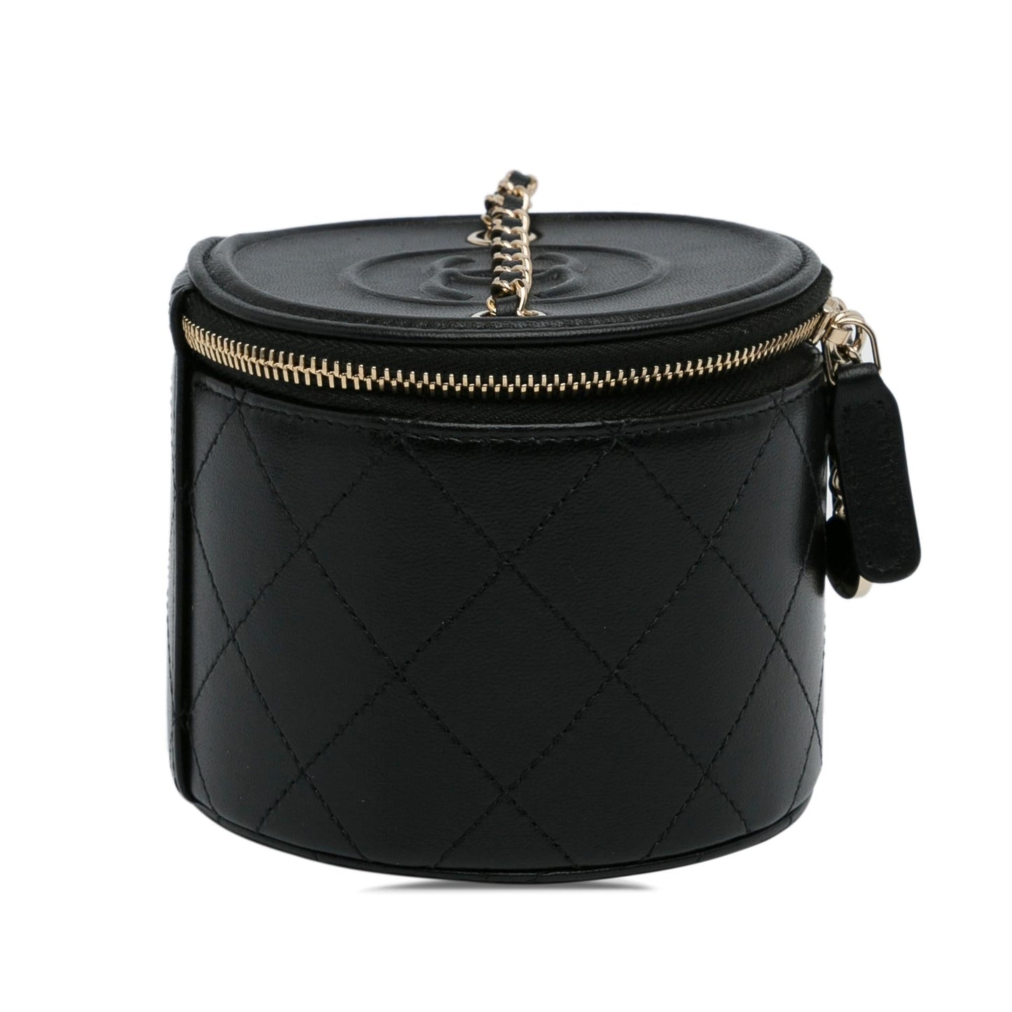 Chanel CC Round Vanity Bag (SHG-LYFhA8)