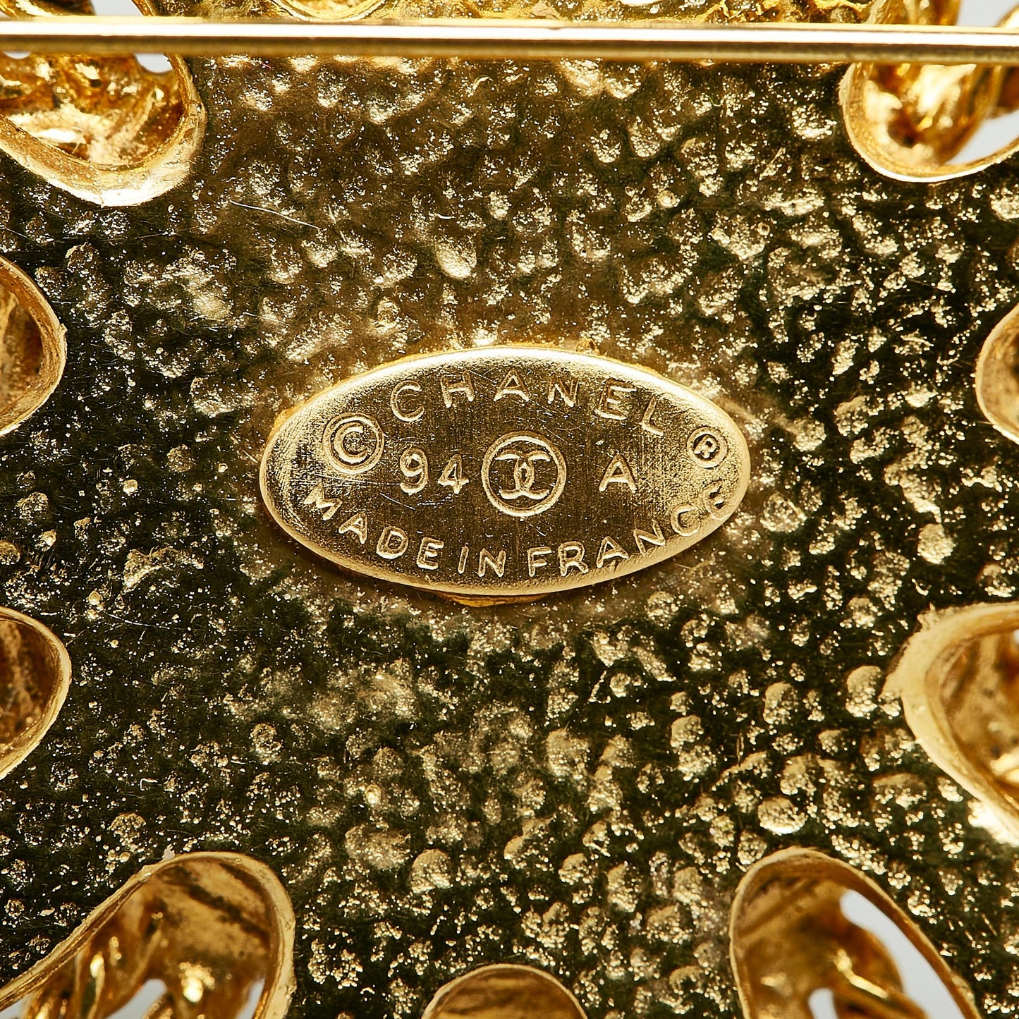 Chanel CC Sun Motif Brooch