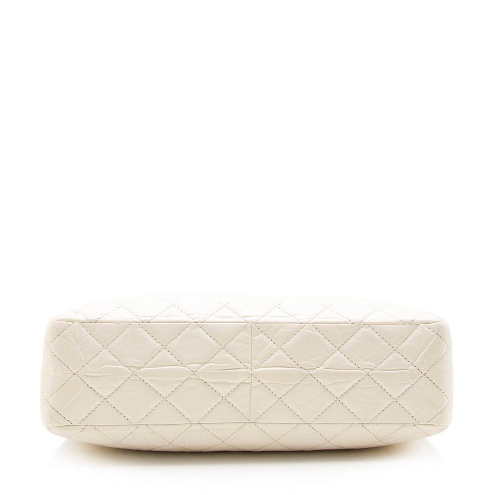 Chanel Glazed Calfskin 2.55 Reissue Shopping Tote (SHF-14181)