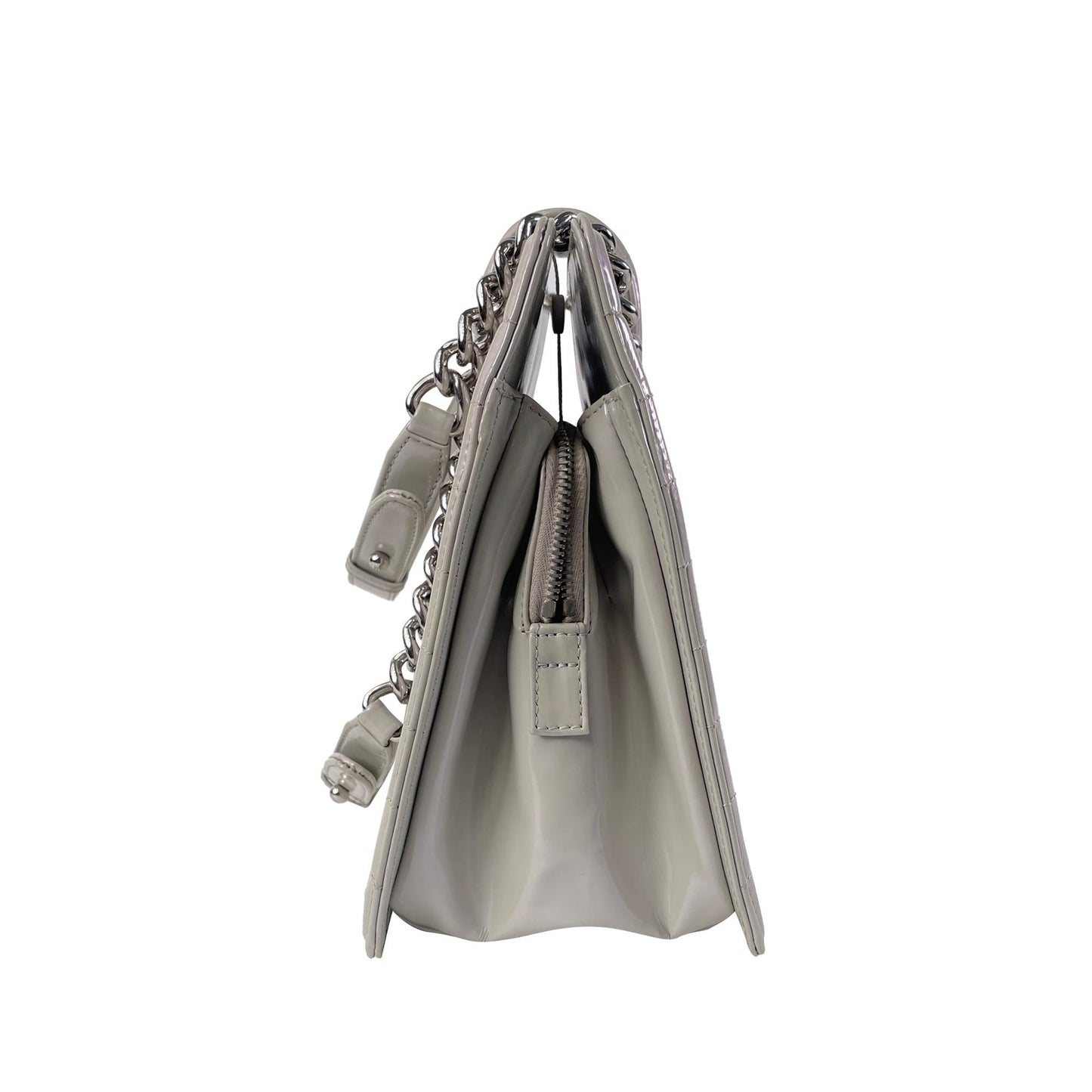 Chanel Iridescent Patent Boy Reverso Shopping Tote (SHG-zcc1Jm)