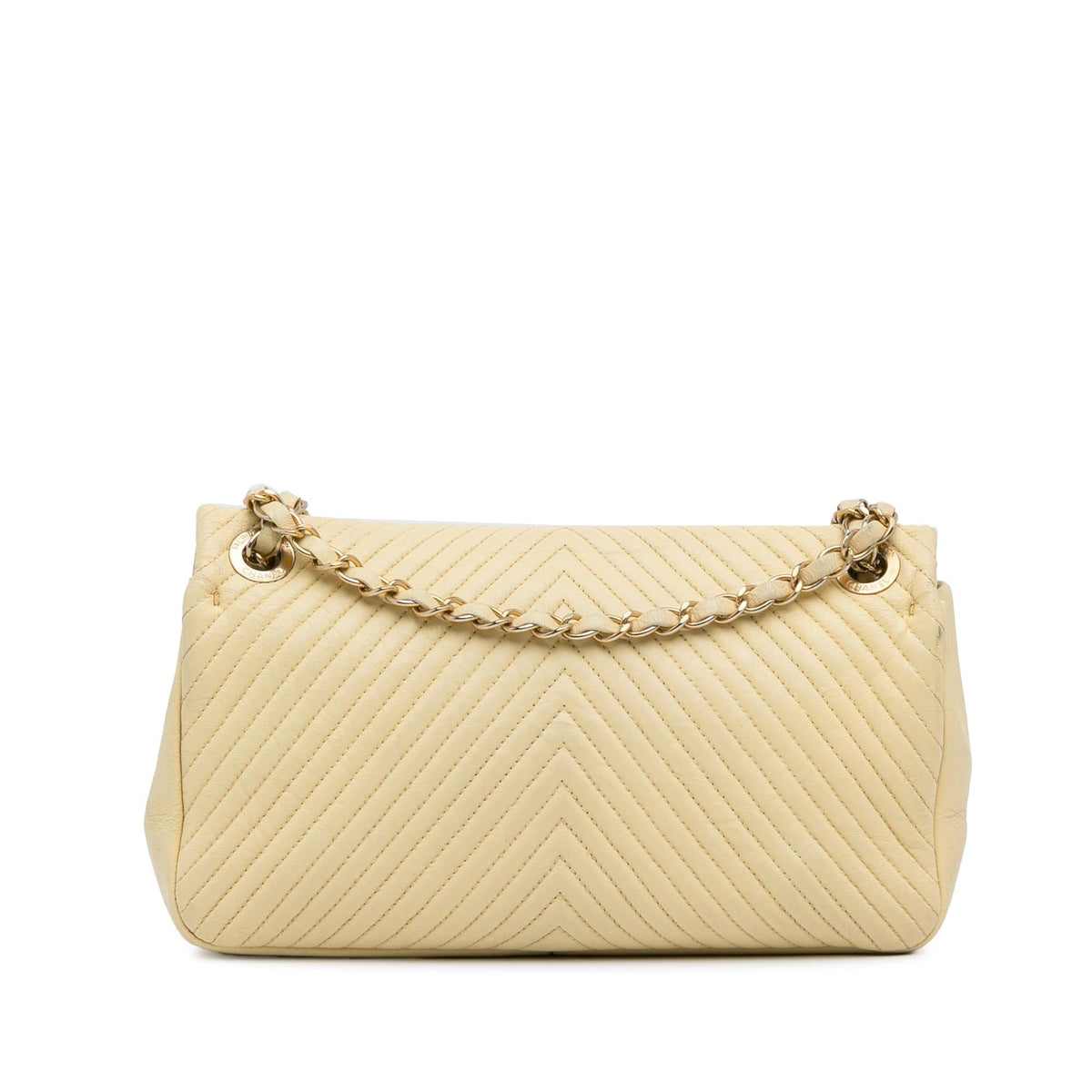 Chanel Jumbo Chevron Single Flap Bag (SHG-JJ2JXA)