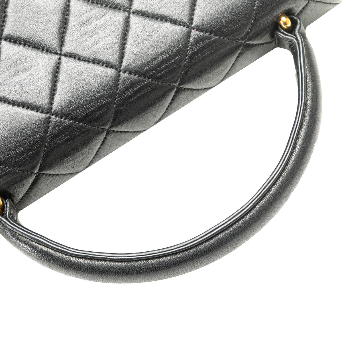Chanel Medium Lambskin Kelly Top Handle Bag (SHG-5hh0BV)