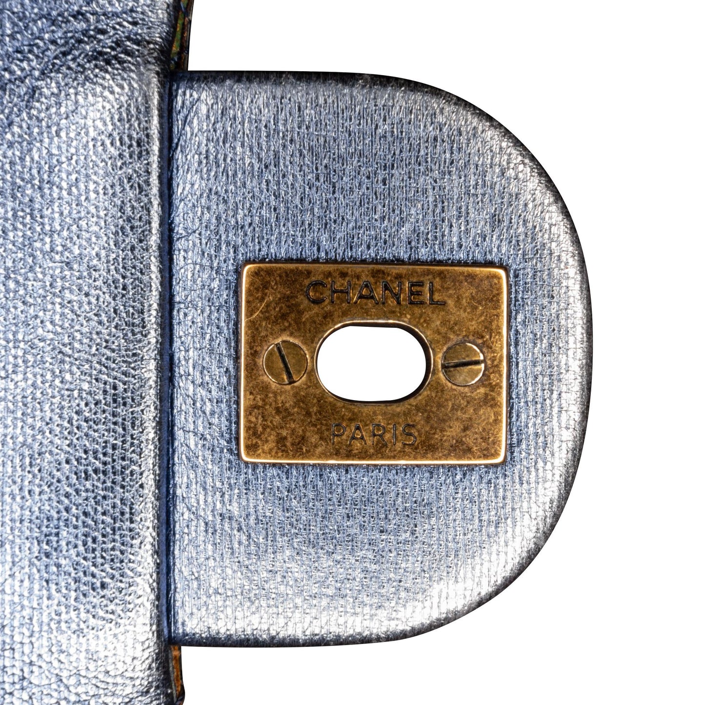 Chanel Mini Metallic Woven Raffia Classic Square Single Flap (SHG-uhzvVf)