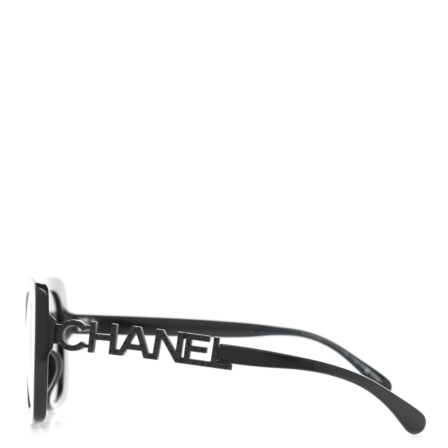 CHANEL OVERSIZED SUNGLASSES BLACK