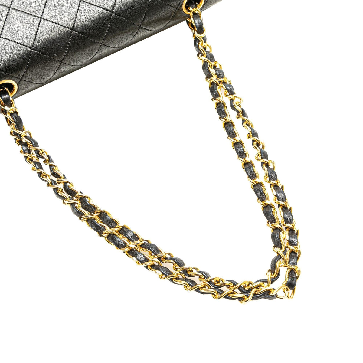 Chanel Small Classic Lambskin Double Flap (SHG-ZA1qw1)