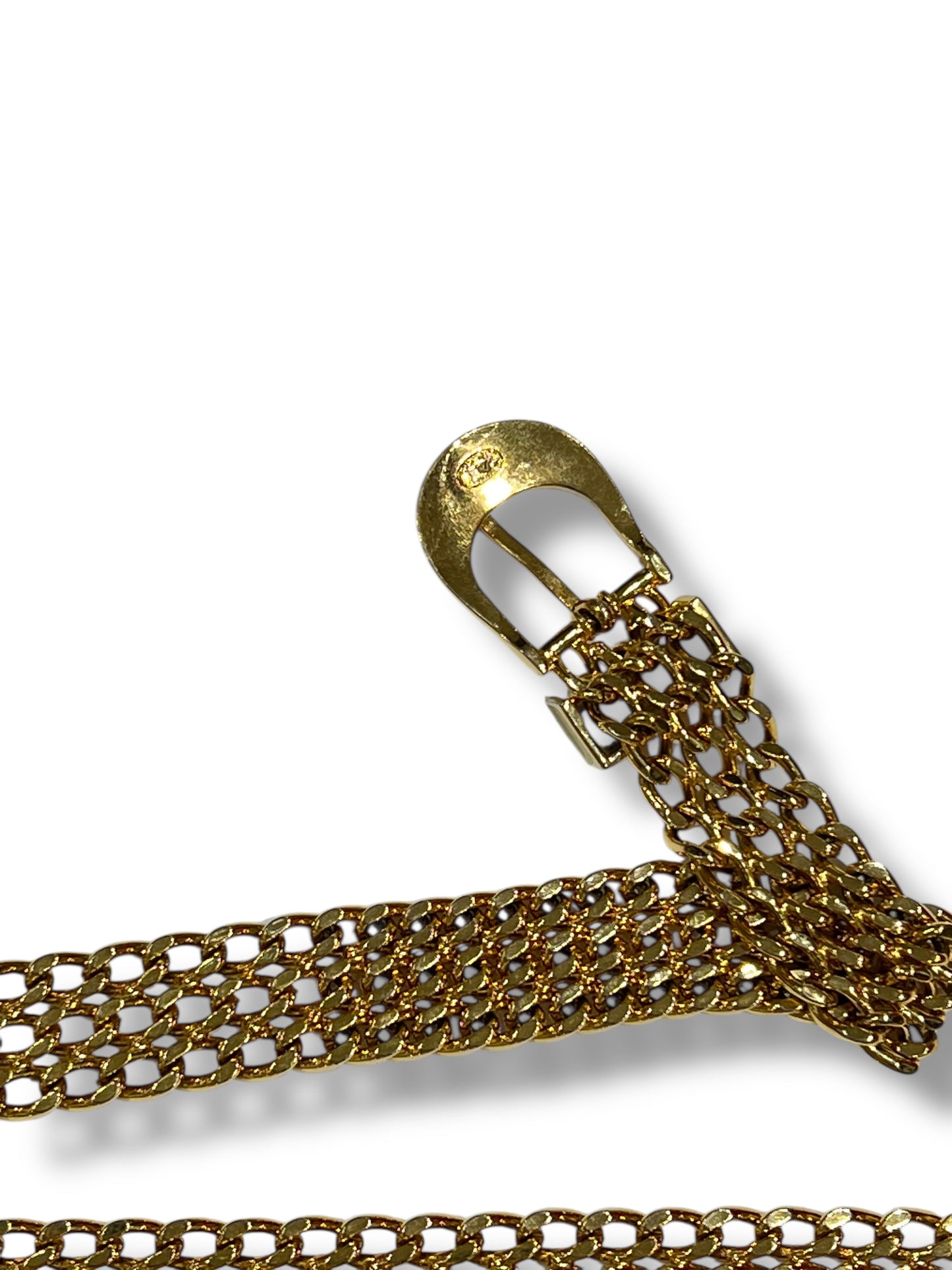 Chanel - ceinture gourmette dorée