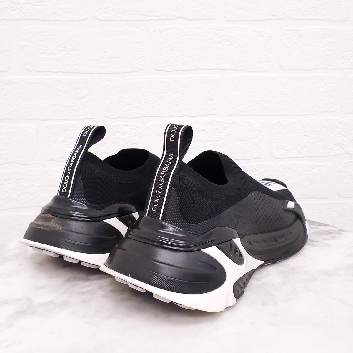 DOLCE & GABBANA LOGO SNEAKERS - SIZE 38