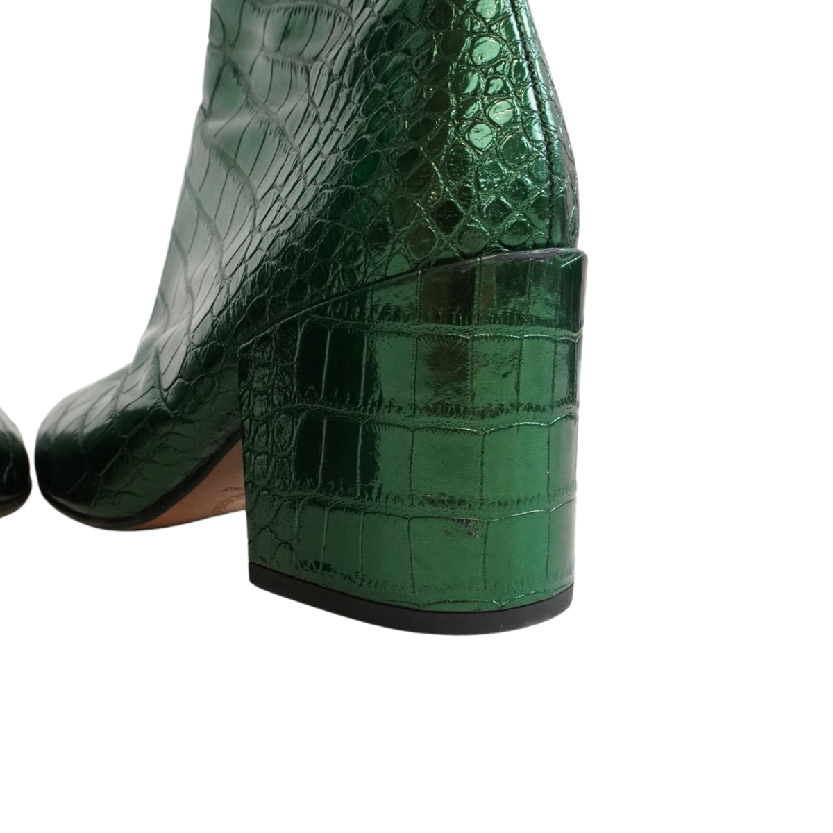Dries Van Noten Metallic Ankle Boots - Women's 38